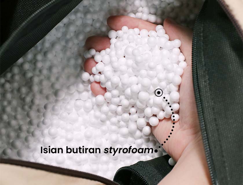 Styrofoam best sale bean bag